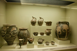 考古学博物館の展示