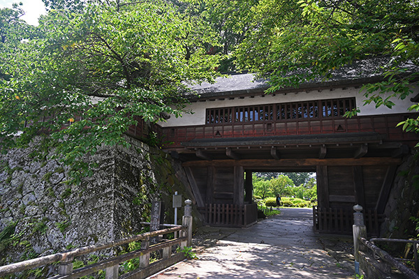 高島城 冠木門