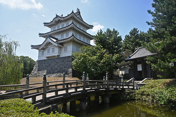 忍城の御三階櫓、東門、あずま橋