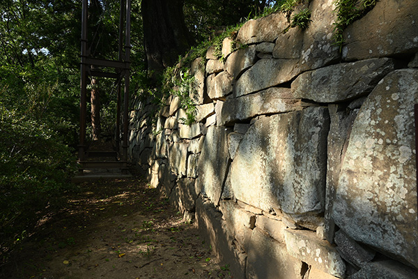 沼田城 西櫓台跡石垣