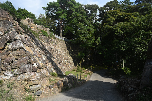 唐沢山城 高石垣