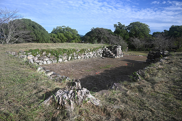 田丸城天守台内側