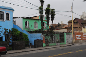 リマの住宅街